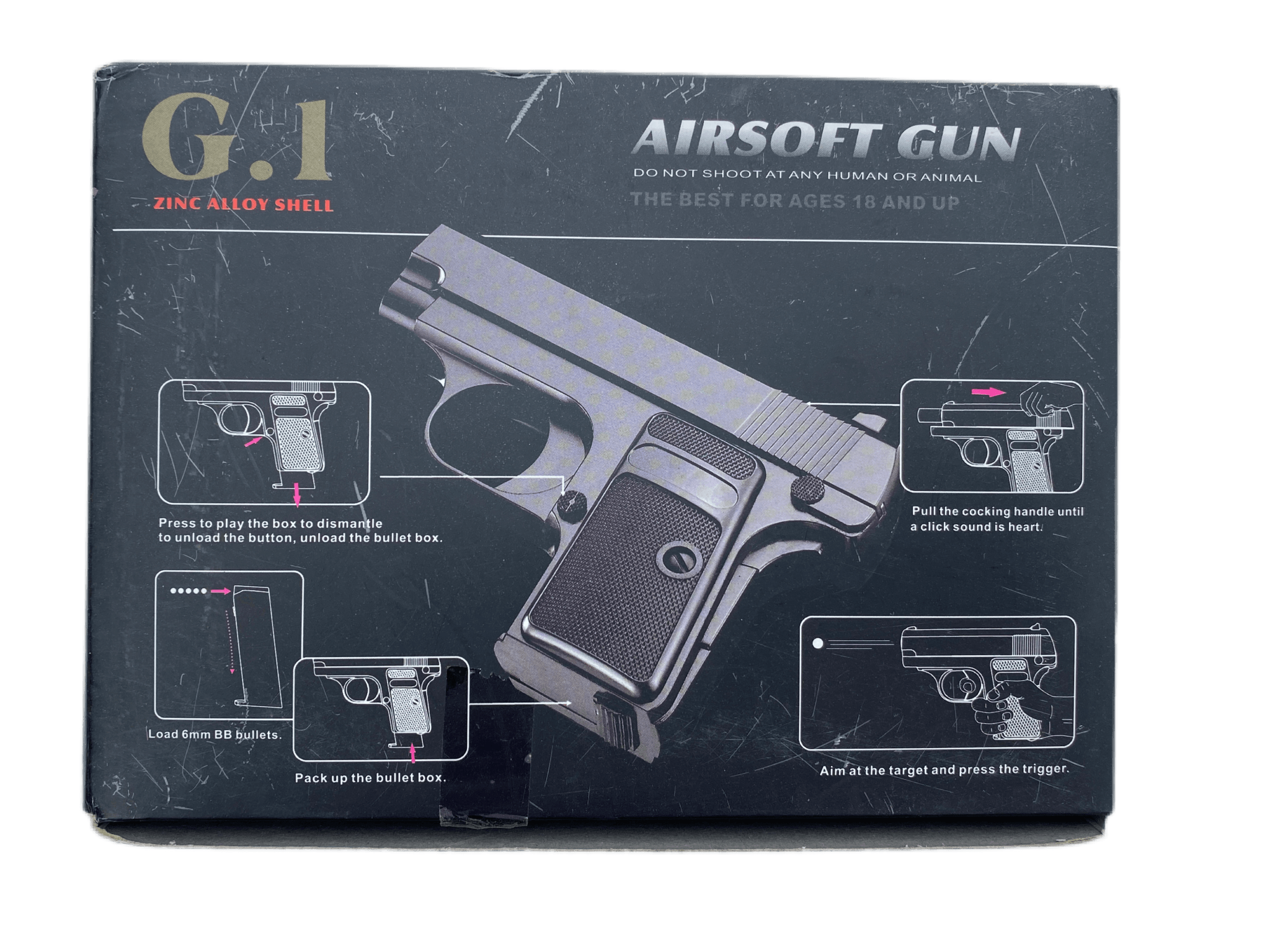 G1 Metal Airsoft BB Gun (Pistol) Blue BBGunsExpress