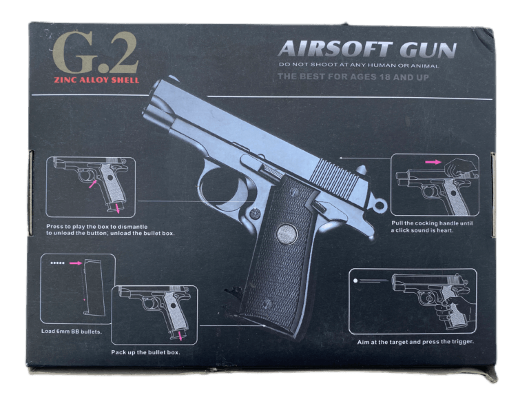 G2 Metal Airsoft BB Gun (Pistol) Blue BBGunsExpress