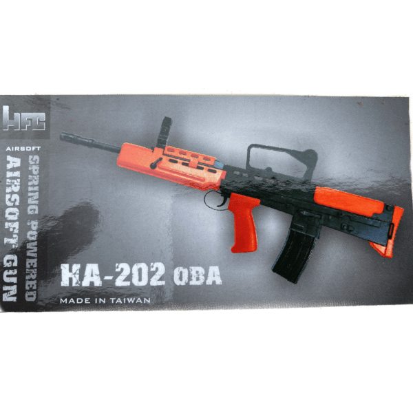 HFC HA-202 Assault Rifle (British Army Rifle - Black and Orange) - Image 5