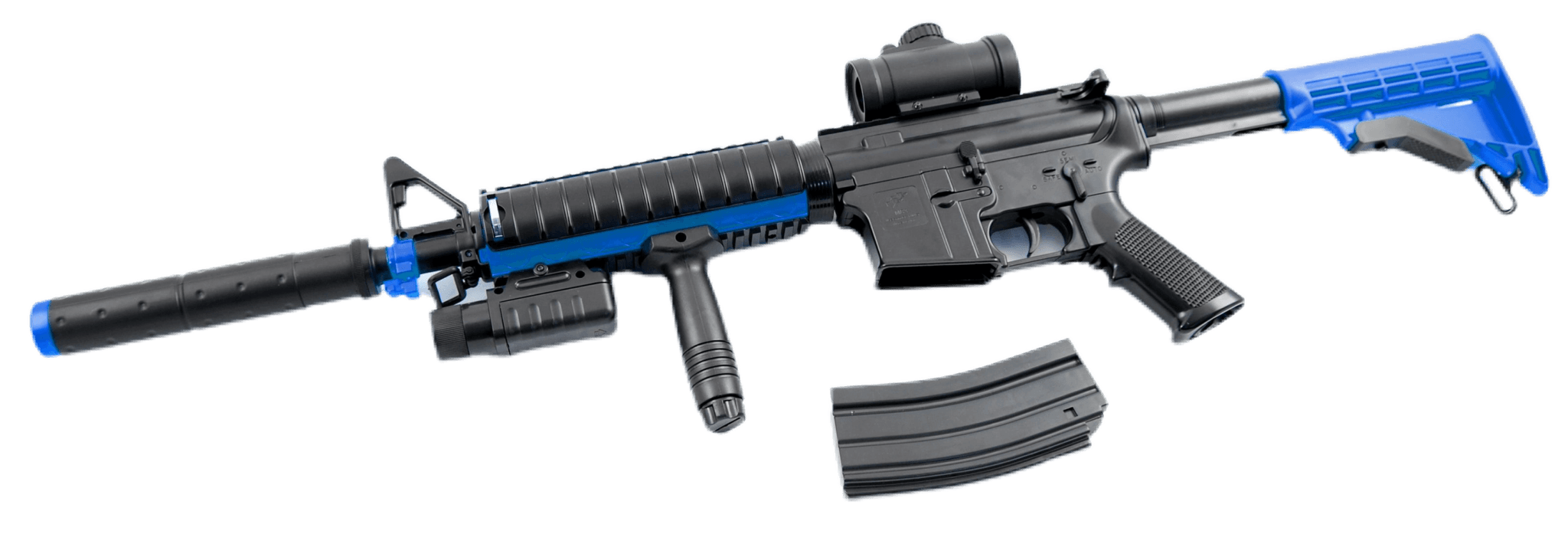 Double Eagle M83 Electric Semi Automatic BB Gun (Orange and Black