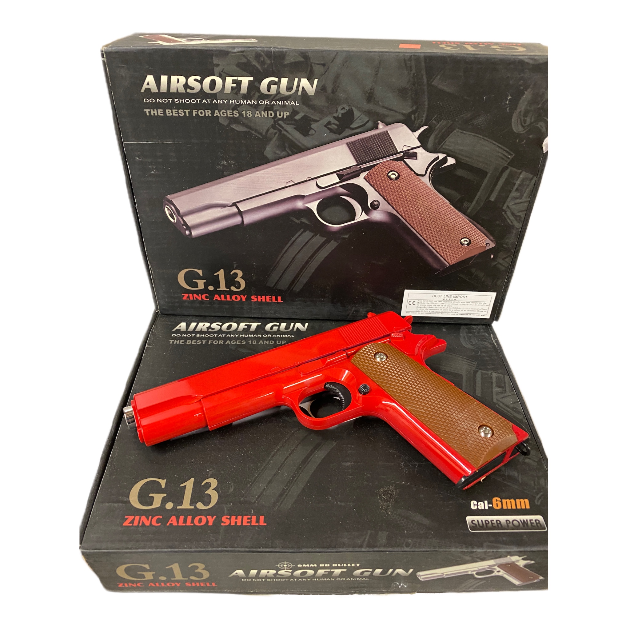 Toy Gun Strong 1:1 Full Metal Airsoft Pistol Handgun Spring Gun G13 